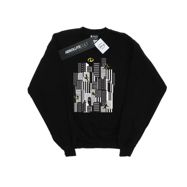 Disney Sweatshirt - The Incredibles Skyline för flickor