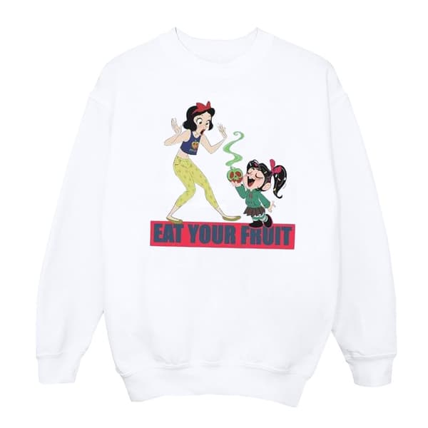 Disney Womens/Ladies Wreck It Ralph Eat Your Fruit Sweatshirt