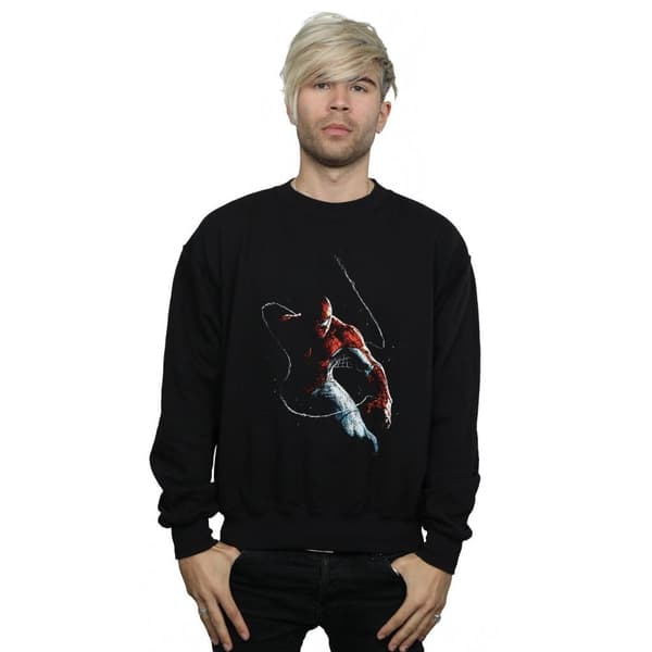 Marvel Sweatshirt med målning av Spider-Man