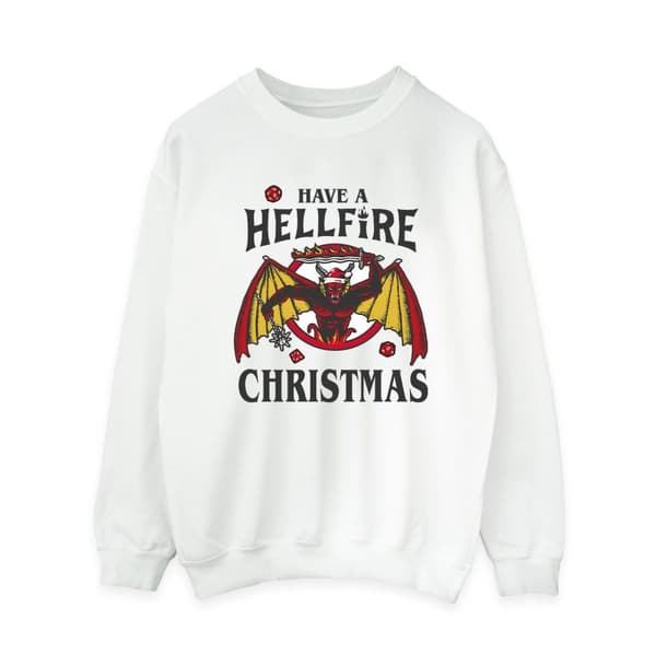 Netflix Stranger Things Hellfire Christmas-tröja för damer/kvinnor