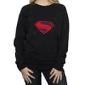 Miniatyrbild 3 av 5: DC Comics Dam/Tjej Justice League Movie Superman Logo Sweatshirt