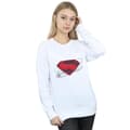 Miniatyrbild 2 av 5: DC Comics Dam/Tjej Justice League Movie Superman Logo Sweatshirt