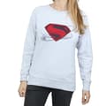 Miniatyrbild 3 av 5: DC Comics Dam/Tjej Justice League Movie Superman Logo Sweatshirt