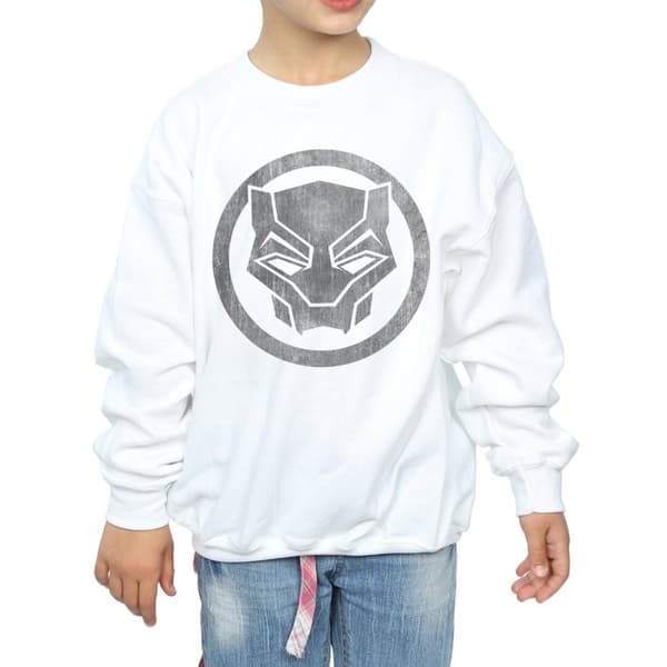 Marvel Black Panther - Sweatshirt med ikon och tryck för flickor