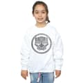 Miniatyrbild 2 av 5: Marvel Black Panther - Sweatshirt med ikon och tryck för flickor
