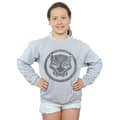 Miniatyrbild 2 av 5: Marvel Black Panther - Sweatshirt med ikon och tryck för flickor