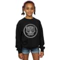 Miniatyrbild 2 av 5: Marvel Black Panther - Sweatshirt med ikon och tryck för flickor