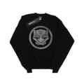 Miniatyrbild 1 av 5: Marvel Black Panther - Sweatshirt med ikon och tryck för flickor