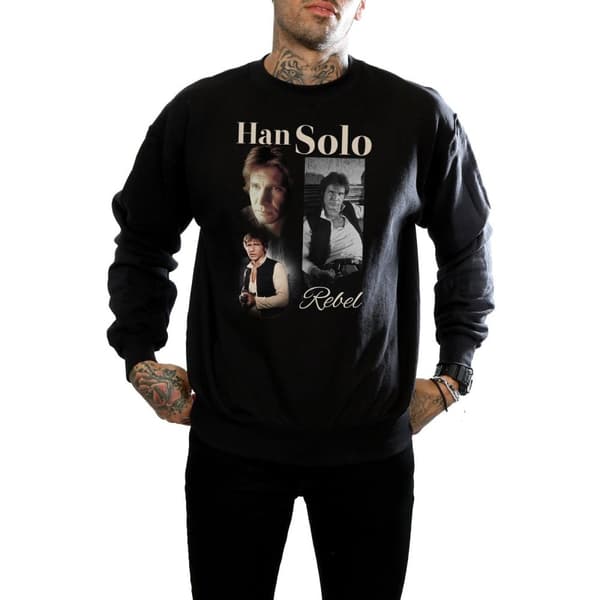 Star Wars Herr Han Solo Sweatshirt i 90-talsstil