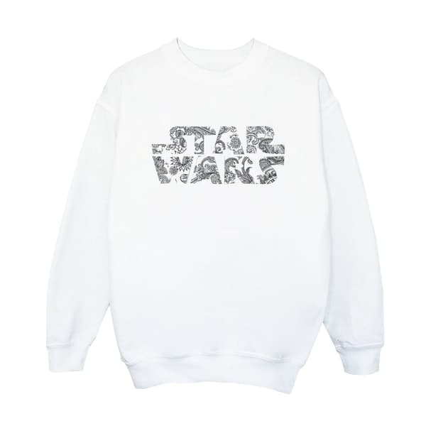 Star Wars Dam/kvinnor Ornamental Logo Sweatshirt