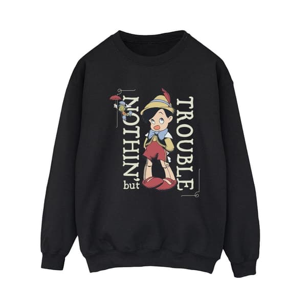 Disney Pinocchio Nothing But Trouble - Sweatshirt för kvinnor/damer