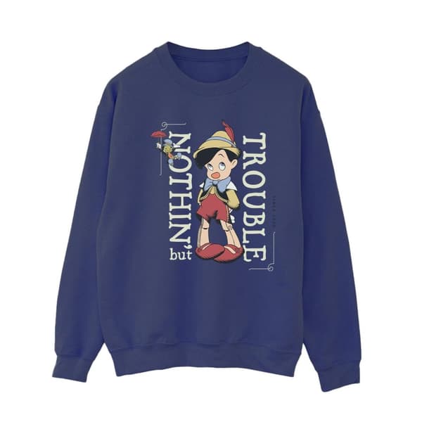 Disney Pinocchio Nothing But Trouble - Sweatshirt för kvinnor/damer