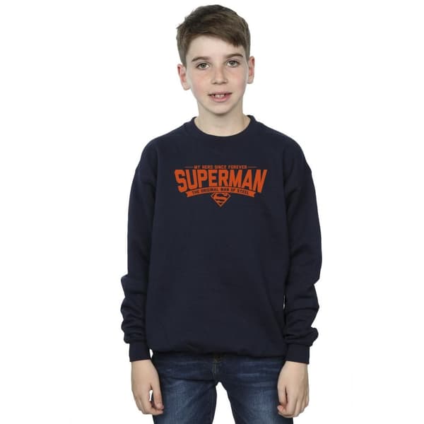 DC Comics Boys Superman Hero Dad Sweatshirt