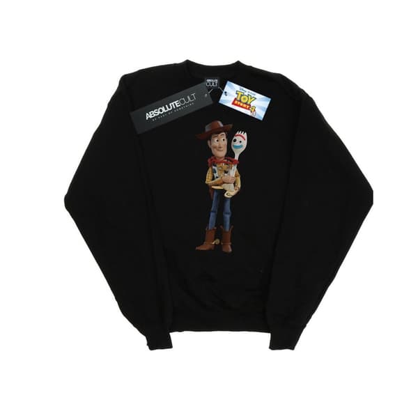 Disney Boys Toy Story 4 Woody And Forky Sweatshirt Black 12-13 Years