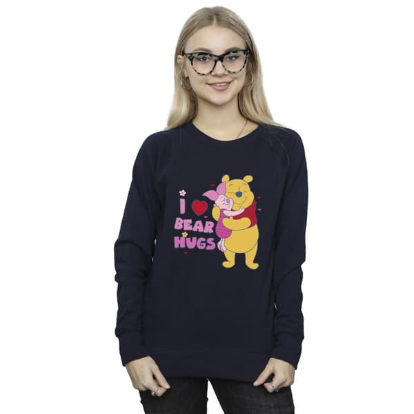 Disney Womens/Ladies Winnie The Pooh Mum Best Hugs Sweatshirt