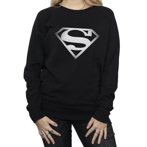 DC Comics Dam/Tjej Superman Spot Logo Sweatshirt