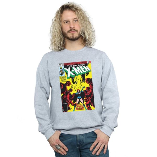 Marvel Mens X-Men Phoenix Black Queen Sweatshirt