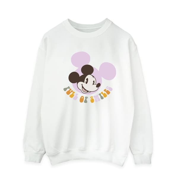 Disney Mens Musse Pigg Full Of Smiles Sweatshirt