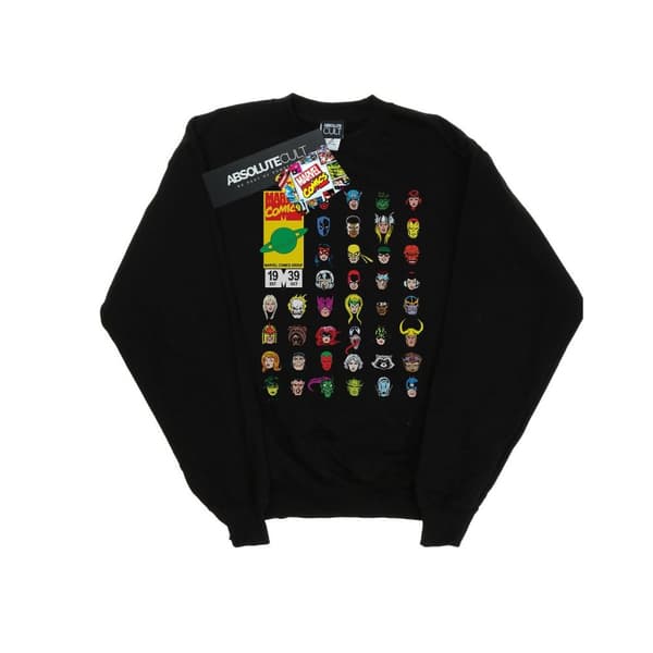 Marvel Girls Marvel Comics Heads Cover Sweatshirt