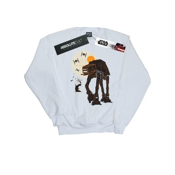 Star Wars Dam/Tjej Halloween AT AT Sweatshirt