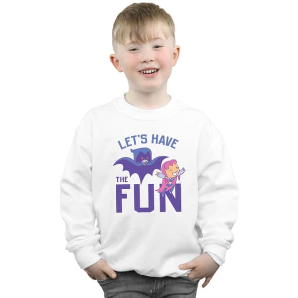 DC Comics Pojkar Teen Titans Go Let´s Have The Fun Sweatshirt