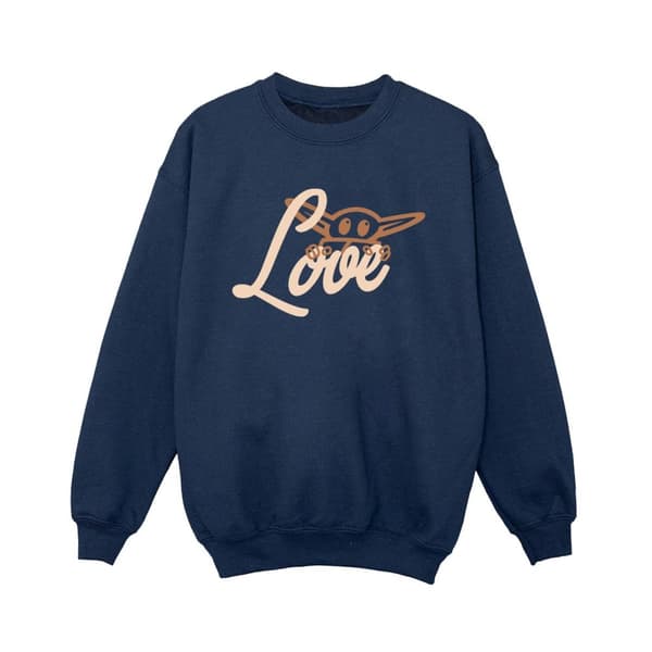 Star Wars Pojkar Grogu Love Sweatshirt