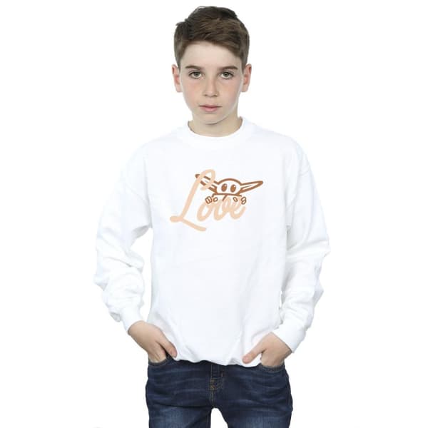 Star Wars Pojkar Grogu Love Sweatshirt