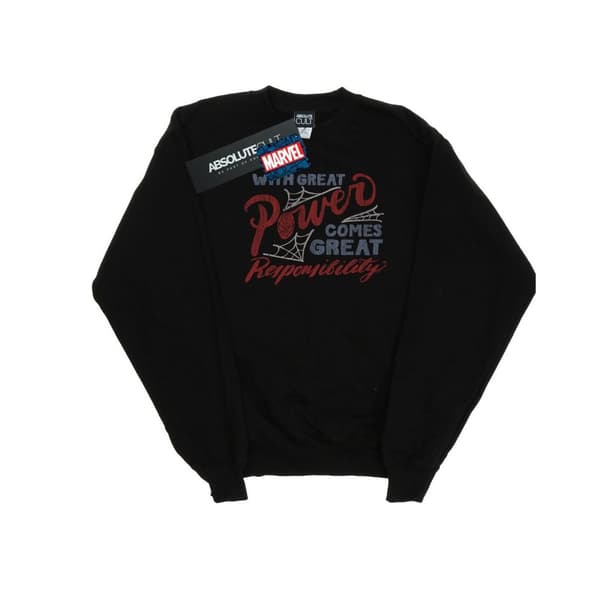 Marvel Dam/Tjej Spider-Man Great Responsibility Sweatshirt