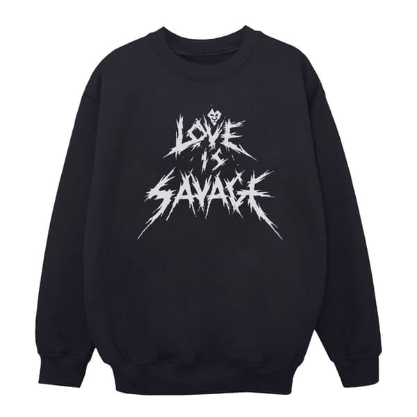 Disney Dam/Tjej Villains Love Is Savage Sweatshirt