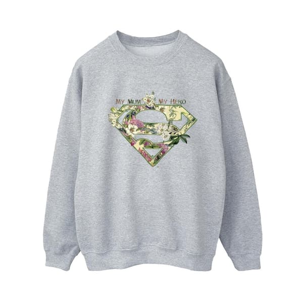 DC Comics Womens/Ladies Superman My Mum My Hero Sweatshirt