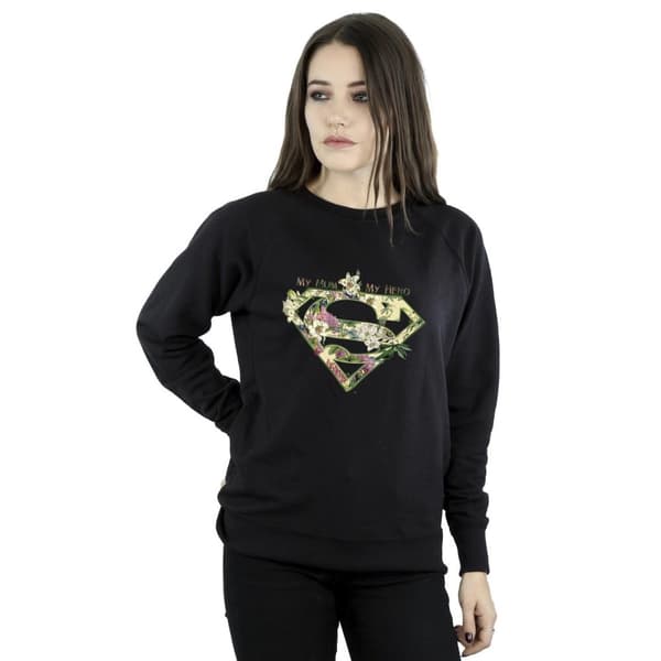 DC Comics Womens/Ladies Superman My Mum My Hero Sweatshirt