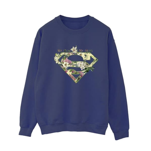 DC Comics Womens/Ladies Superman My Mum My Hero Sweatshirt