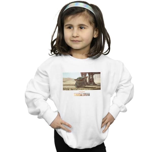 Star Wars Girls The Mandalorian The Child Concept Art Sweatshirt