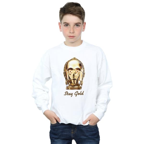 Star Wars Pojkar The Rise Of Skywalker C-3PO Stay Gold Sweatshirt