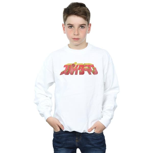 Marvel Pojkar Spider-Man - Sweatshirt med japansk logotyp