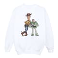 Miniatyrbillede 1 af 4: Disney Womens/Ladies Toy Story Buzz And Woody Standing Sweatshirt