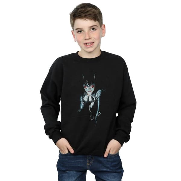 DC Comics Boys Batman Alex Ross Catwoman Sweatshirt