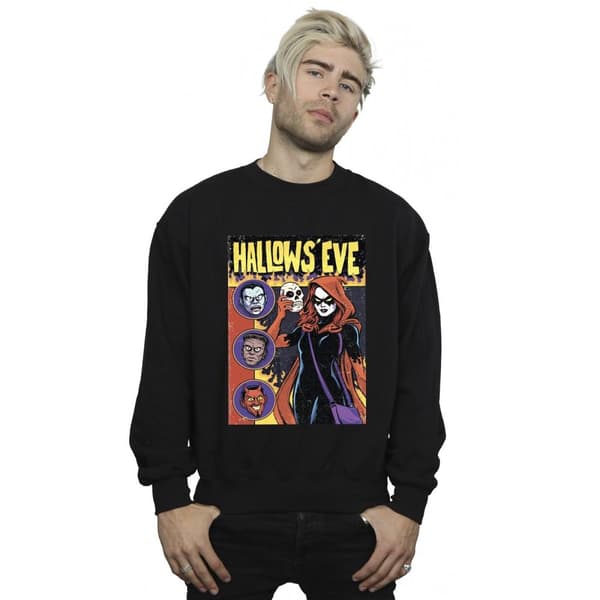 Marvel Mens Hallows Eve Comic Cover Sweatshirt