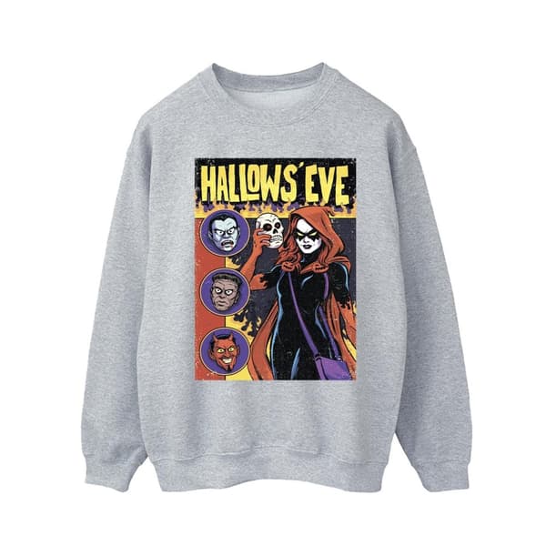 Marvel Mens Hallows Eve Comic Cover Sweatshirt