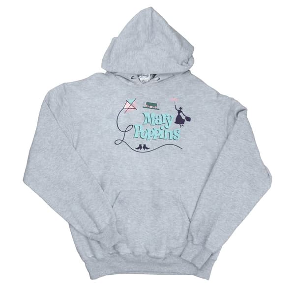 Disney Mens Mary Poppins Logo Hoodie