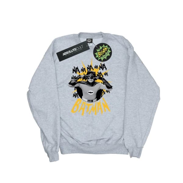 DC Comics Boys Batman TV Series Nananana Sweatshirt Sports Grey 5-6 Years