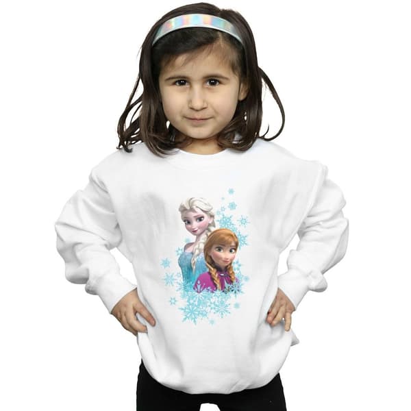 Disney Girls Frozen Elsa And Anna Sisters Sweatshirt
