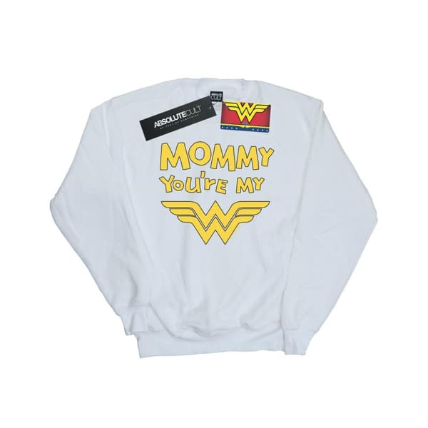 DC Comics Pojkar Wonder Woman Mummy You´re My Hero Sweatshirt
