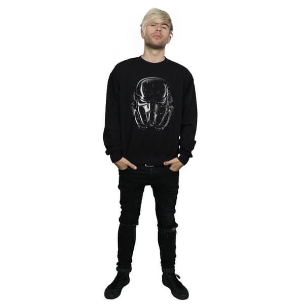 Star Wars Mens Stormtrooper Hyper Drive Helmet Sweatshirt