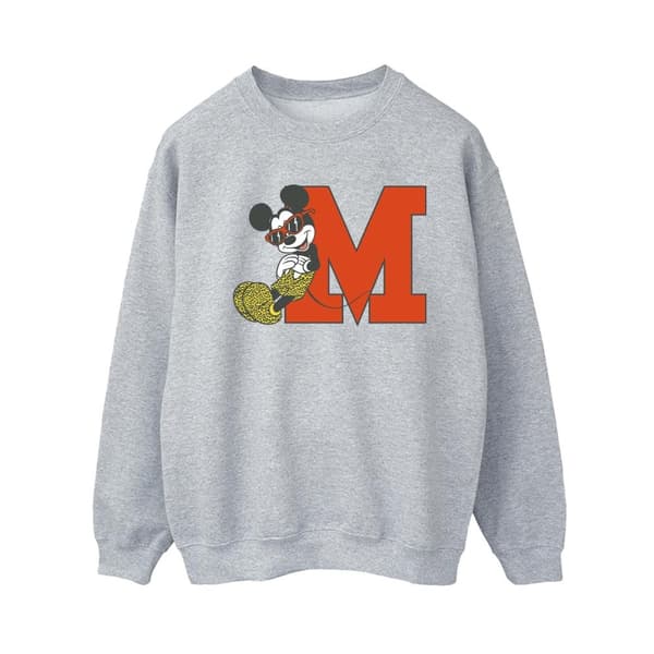Disney Dam/kvinnor Musse Pigg Leopard Byxor Sweatshirt