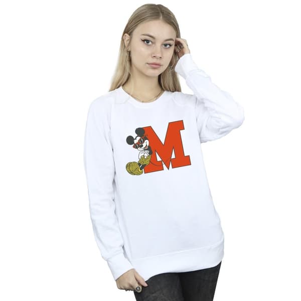 Disney Dam/kvinnor Musse Pigg Leopard Byxor Sweatshirt