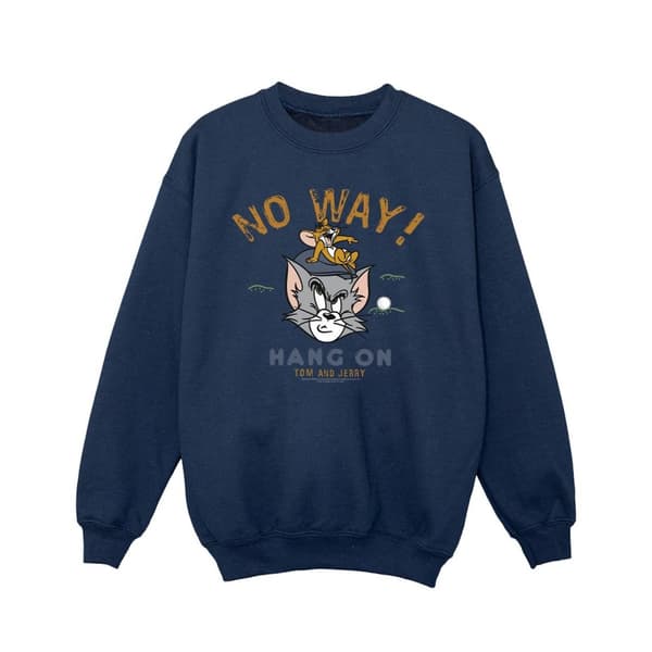 Tom And Jerry Golftröja Hang On för flickor Navy Blue 12-13 Years