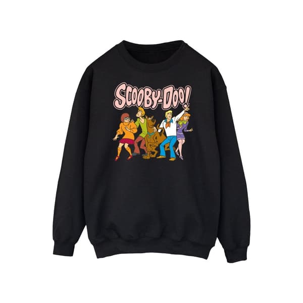 Scooby Doo Womens/Ladies Classic Group Sweatshirt Black S
