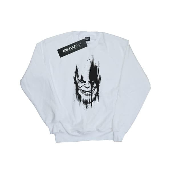 Marvel Mens Avengers Infinity War Thanos Face Sweatshirt