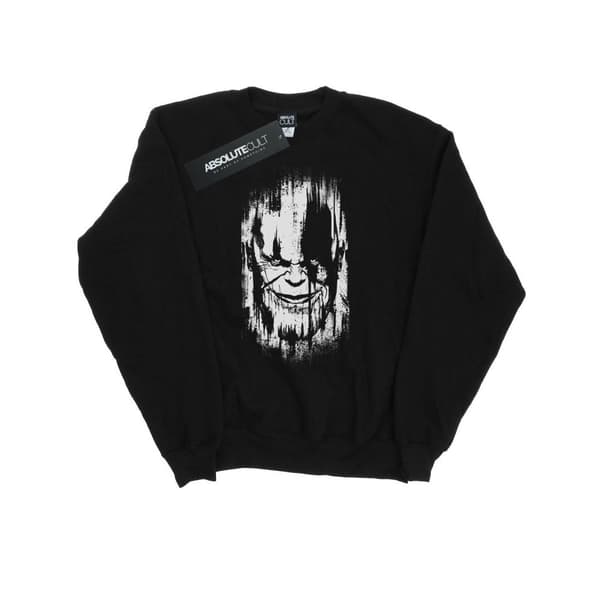 Marvel Mens Avengers Infinity War Thanos Face Sweatshirt
